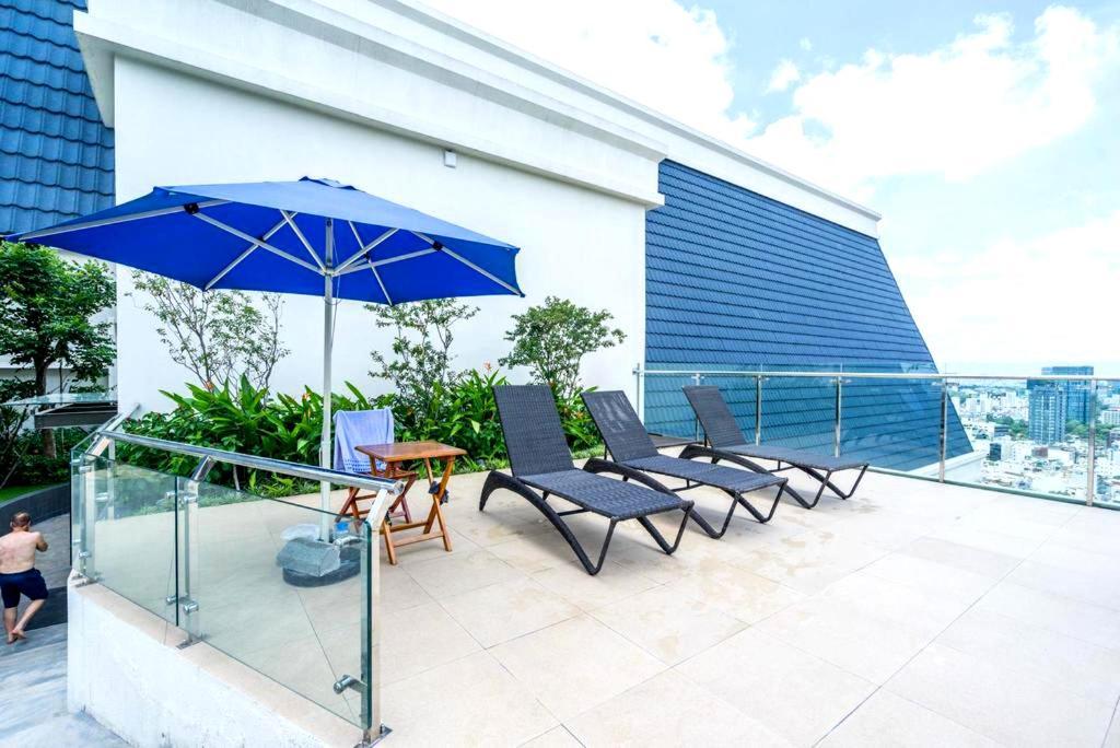 Linda Apartment-Icon56-District4-3Mins To Center Dtrc1- Infinity Pool- Awesome Rooftop Ho Chi Minh-staden Exteriör bild